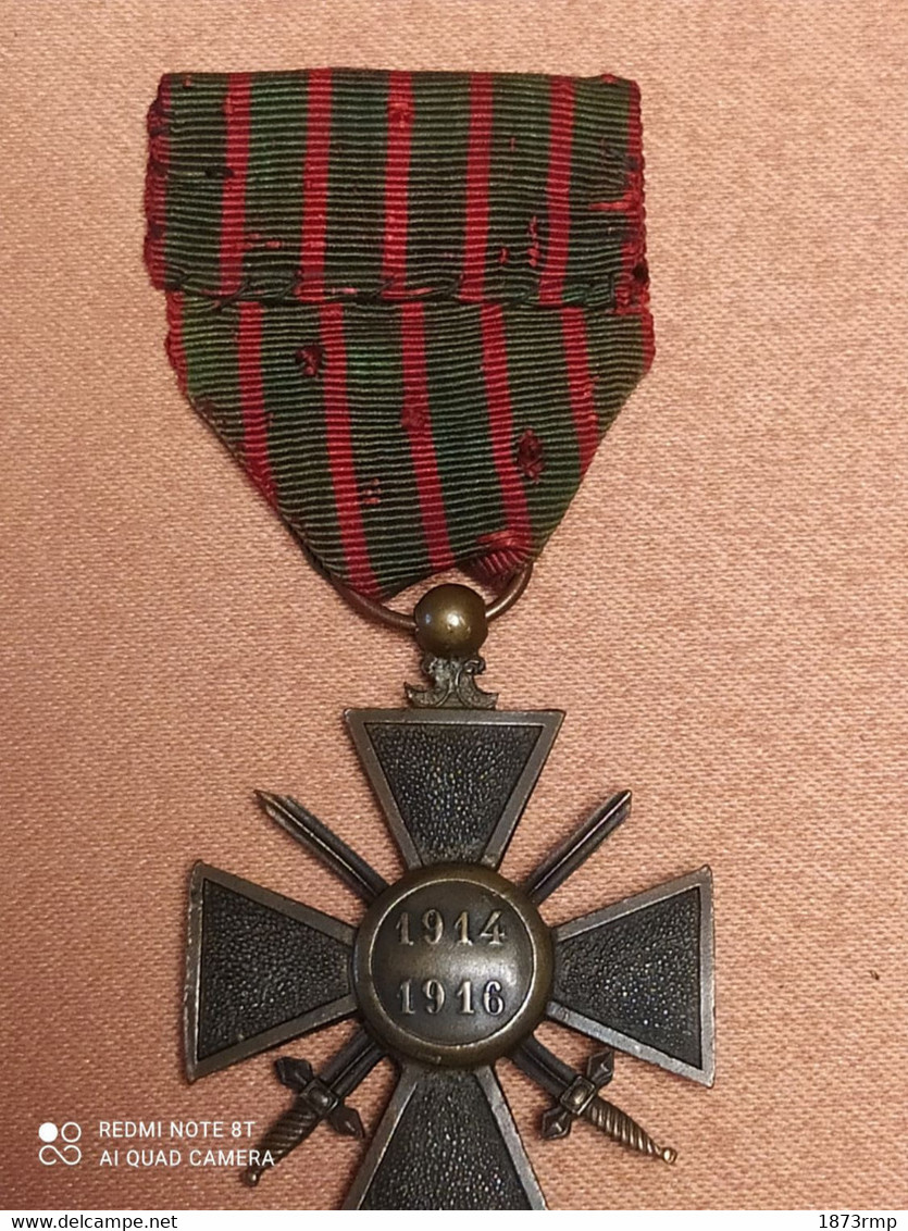 MEDAILLE CROIX DE GUERRE 14/16 - France