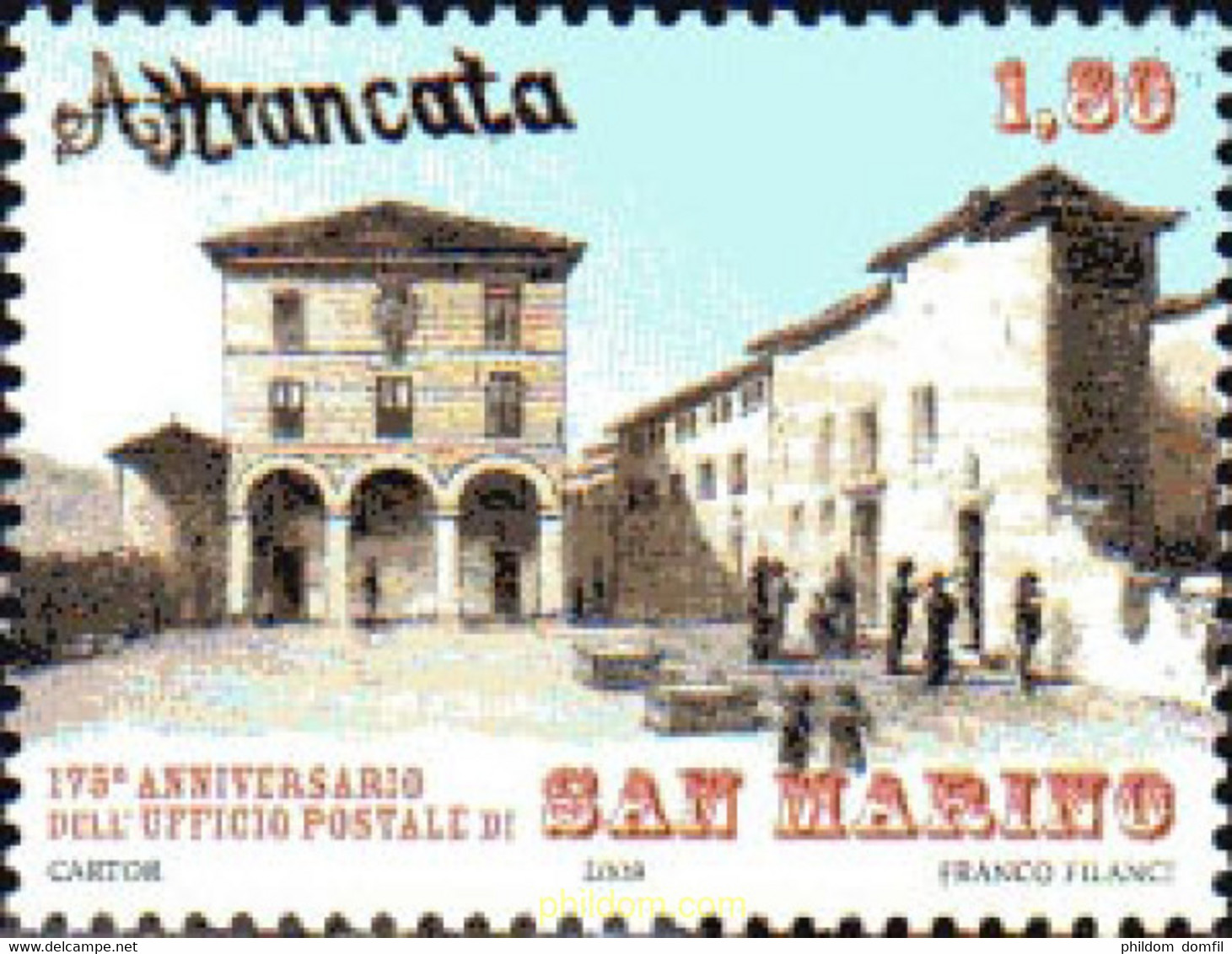 220119 MNH SAN MARINO 2008 175 ANIVERSARIO DE LA OFICINA DE CORREOS DE SAN MARINO - Used Stamps