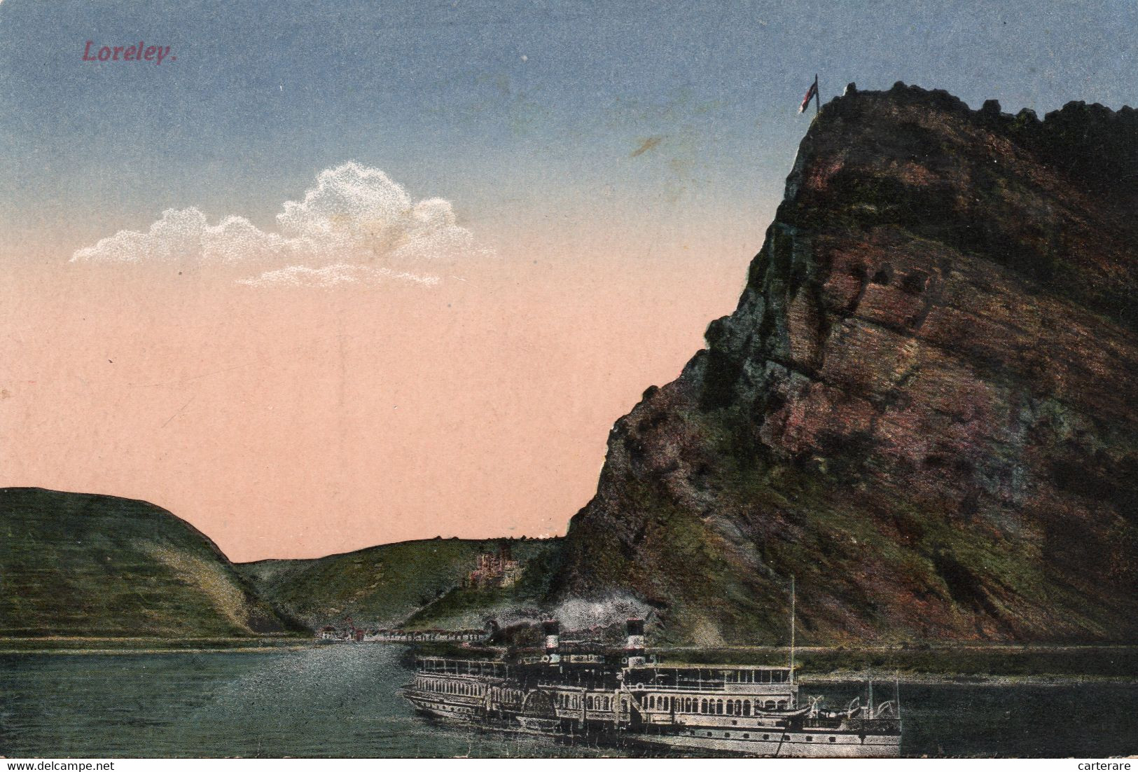 GERMANY,allemagne,rhénanie-palatinat,LORELEY,LORELEI,IL Y A 100 ANS,RARE - Loreley