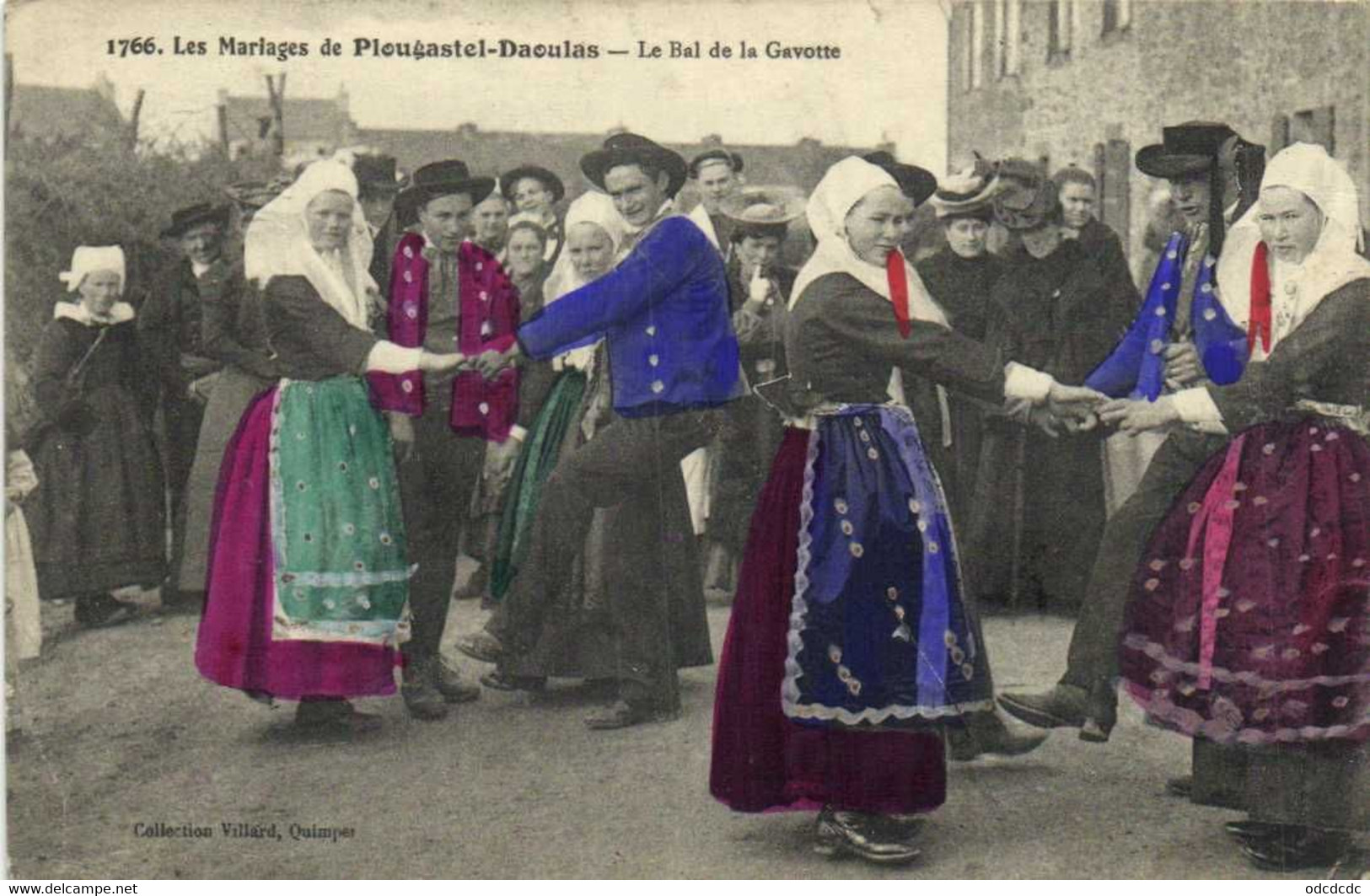 Les Mariages De Plougastel DaoulasLe Bal De La Gavotte Colorisée  RV - Danze