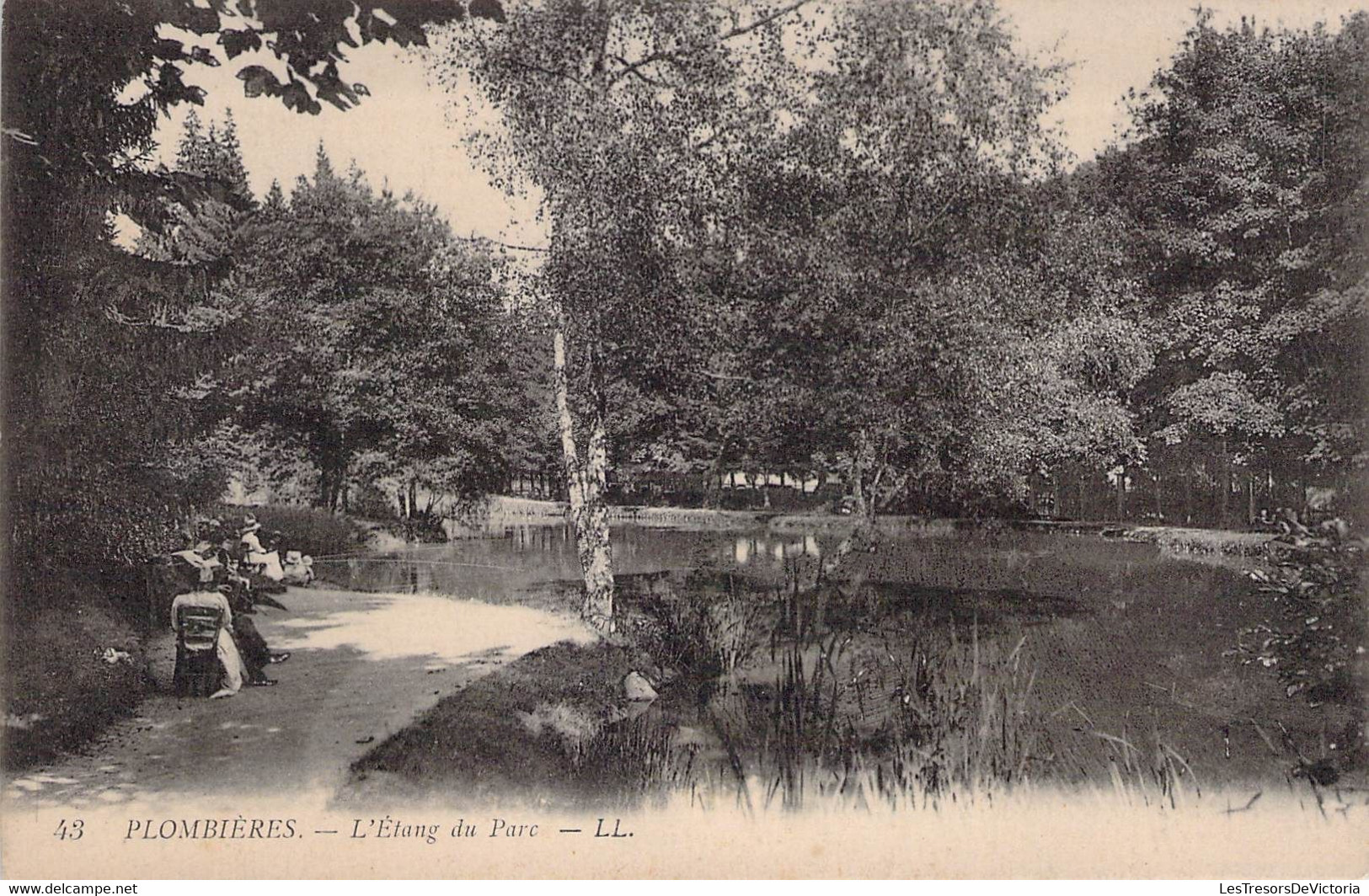 CPA FRANCE - 88 - L'étang Du Parc - LL - Plombieres Les Bains