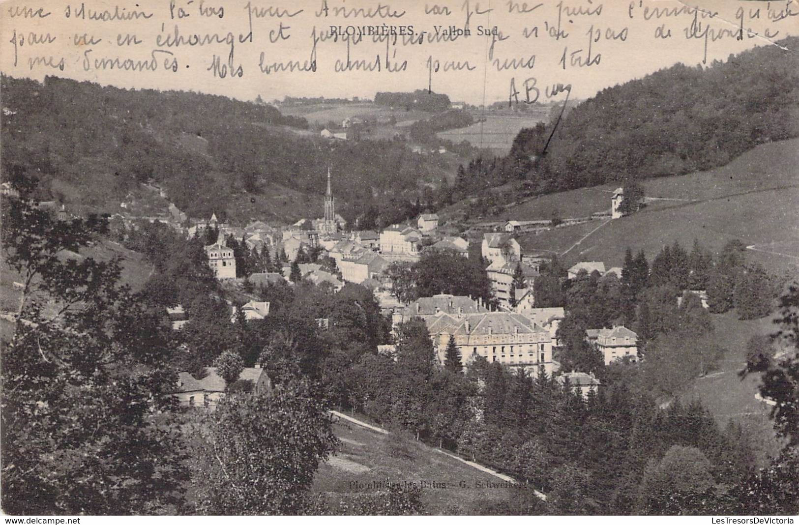 CPA FRANCE - 88 - PLOMBIERES LES BAINS - VALLON SUD - Plombieres Les Bains