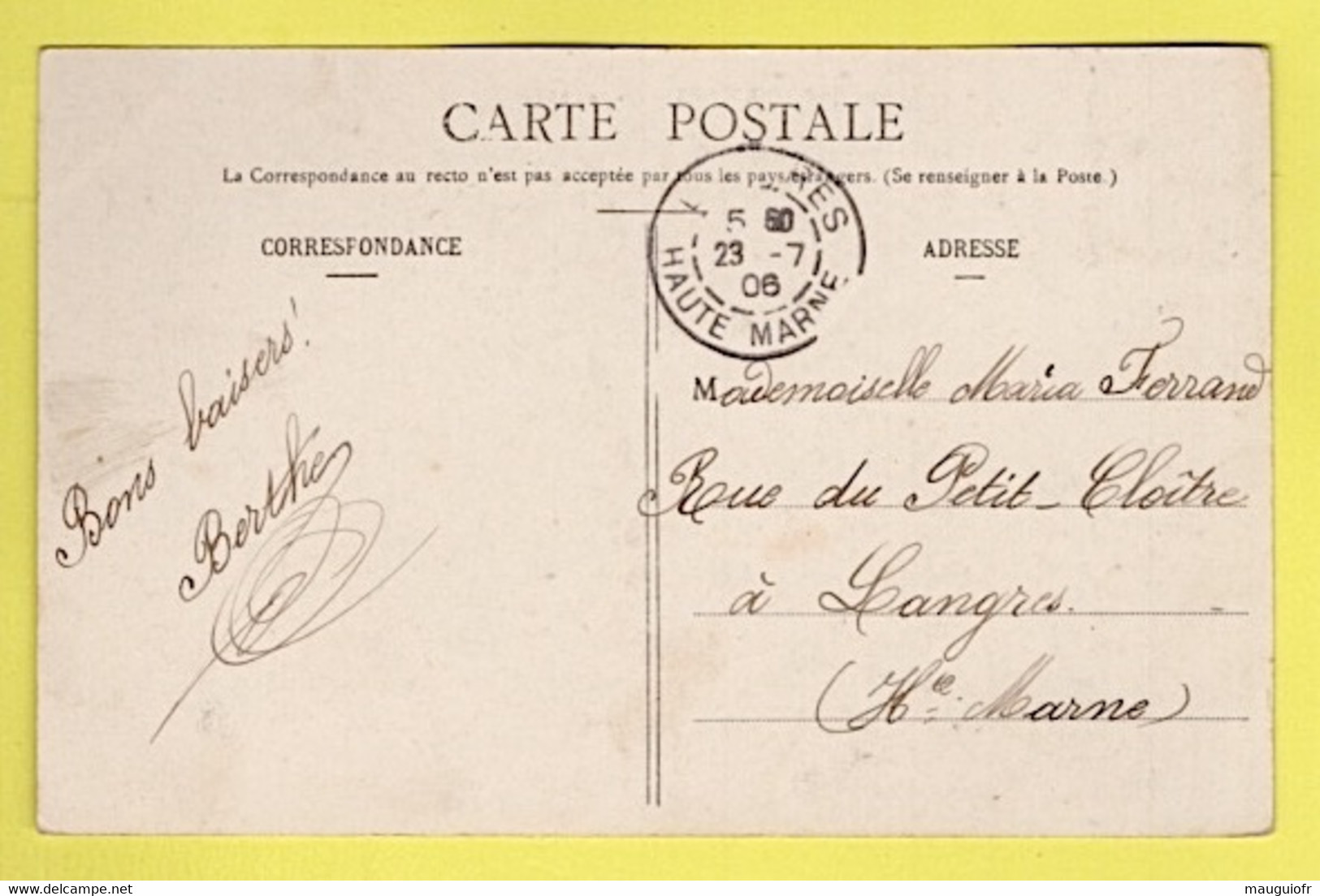 52 HAUTE MARNE / JUZENNECOURT / LE CHÂTEAU / 1906 - Juzennecourt