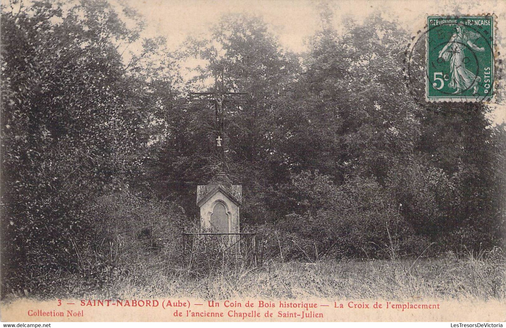 CPA FRANCE - 10 - SAINT NABORD - Un Coin De Bois Historique - Collection Noël - Otros & Sin Clasificación