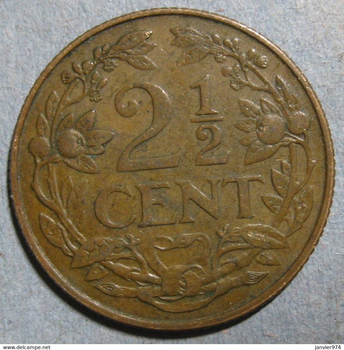 Antilles Néerlandaises 2 1/2 Cents 1965 Juliana, En Bronze , KM# 5 - Antilles Néerlandaises