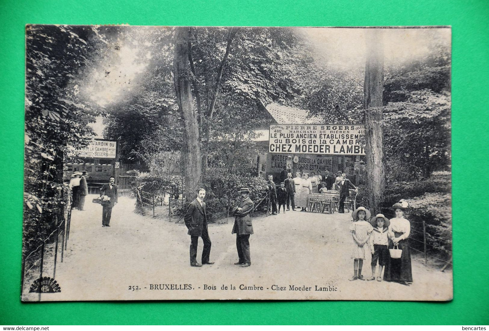 Bruxelles 1913: Bois De La Cambre : Chez Moedre Lambic Très Animée - Cafés, Hoteles, Restaurantes