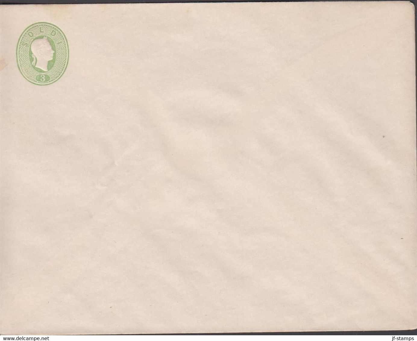 1885. Lombardei Und Venetien. 3 SOLDI Kaiser Franz Joseph Envelope Size 148 X 118 Mm Official Original Rep... - JF434573 - Austrian Occupation