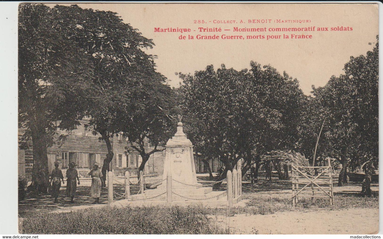 La Trinité (Martinique) Monument Commémoratif Aux Soldats De La Grande Guerre ,morts Pour La France - La Trinite