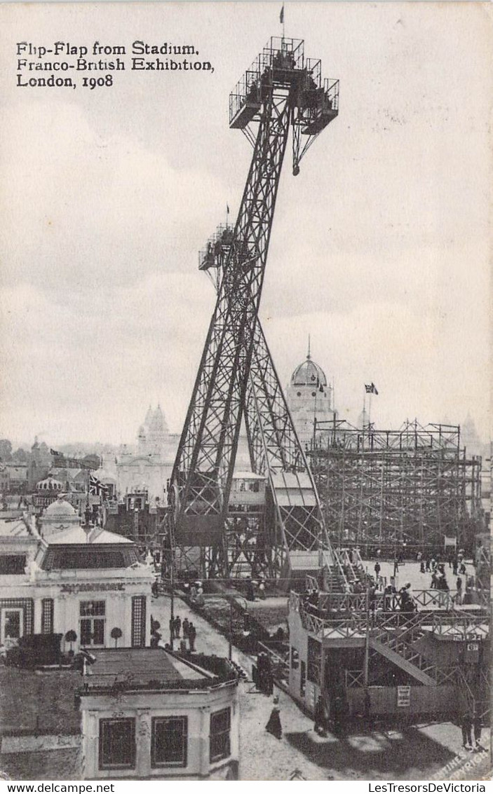 CPA - ENGLAND ANGLETERRE - LONDON 1908 - Flip Flap Stadium - Franco Bristish Exhibition - Andere & Zonder Classificatie