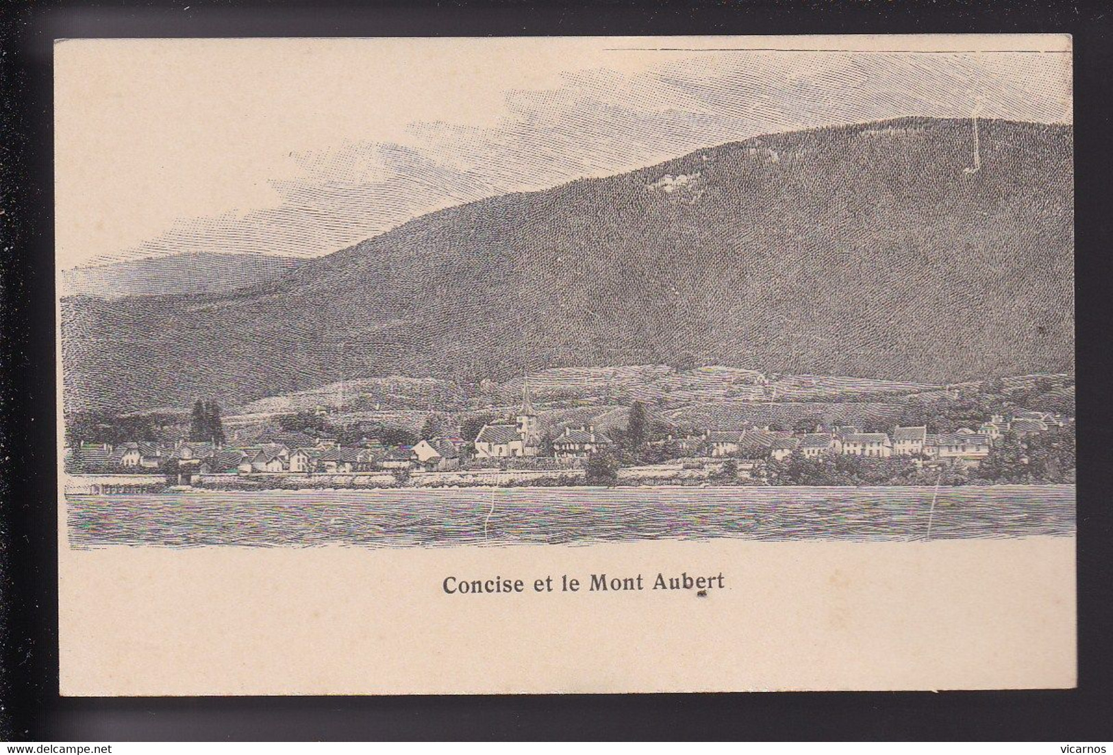 CP SUISSE CONCISE Et Le Mont Aubert - Concise