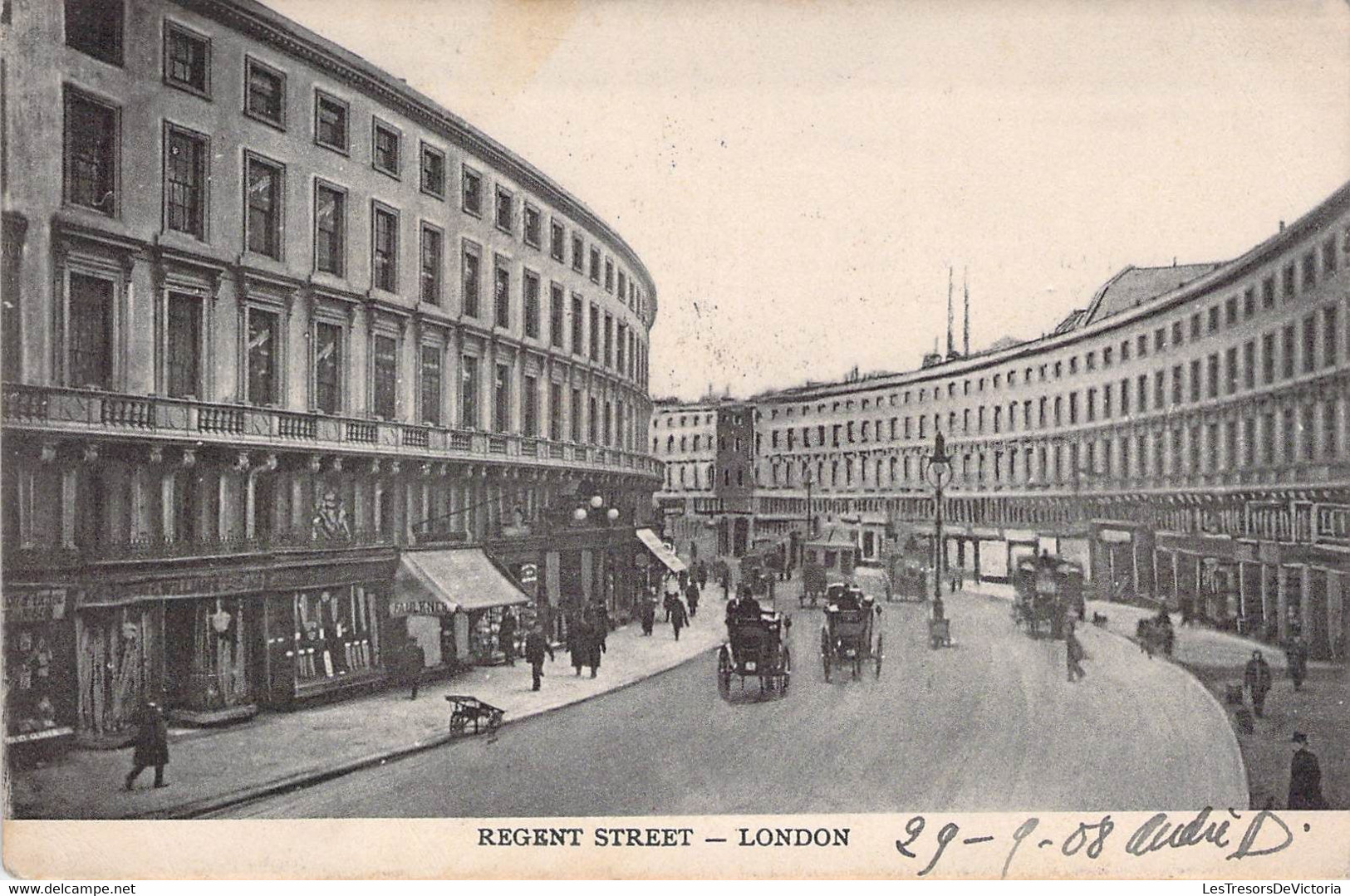 CPA - ENGLAND ANGLETERRE - LONDON - Regent Street - Animée - Autres & Non Classés