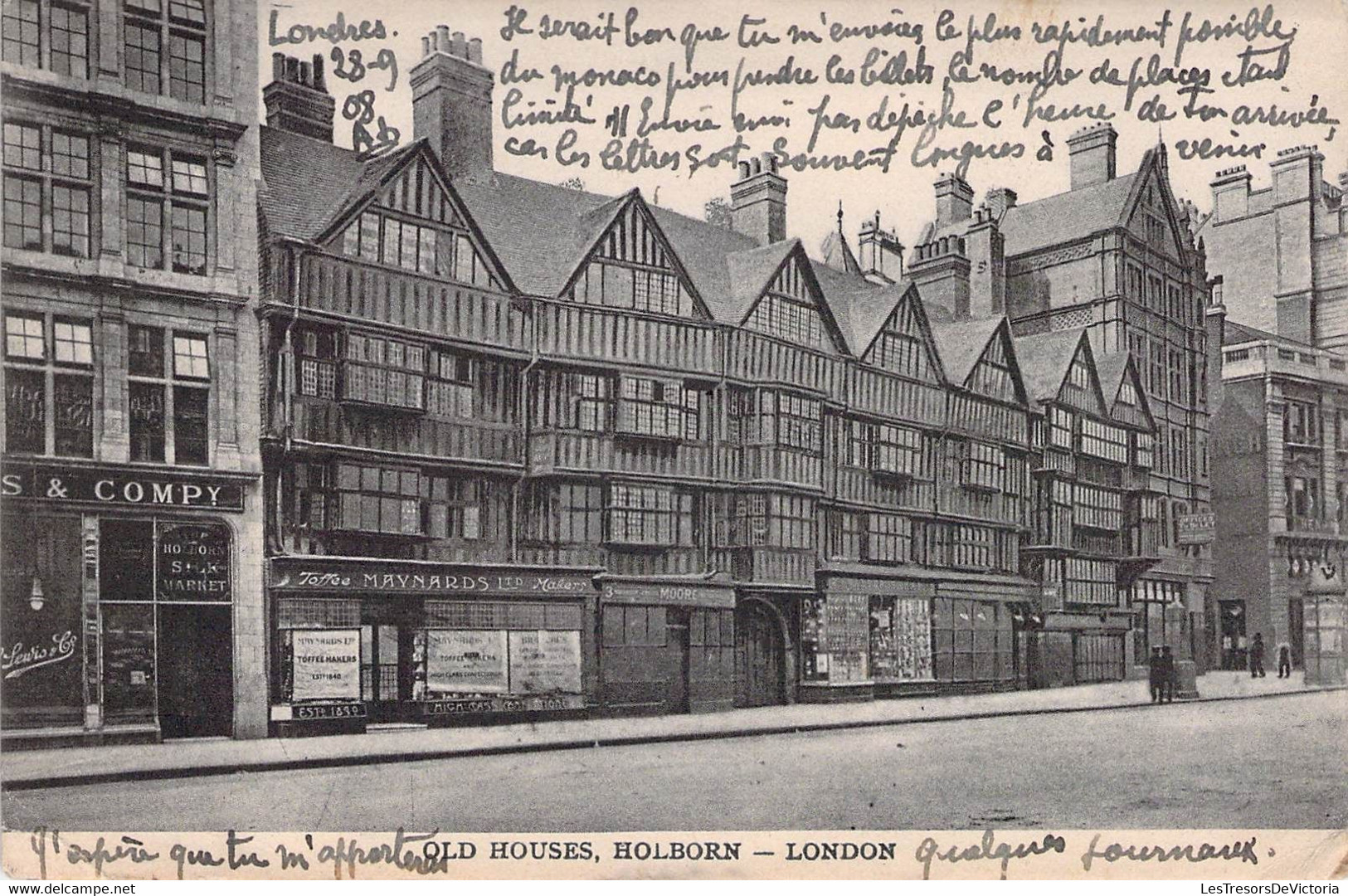 CPA - ENGLAND ANGLETERRE - LONDON - Old Houses - Holborn - Other & Unclassified
