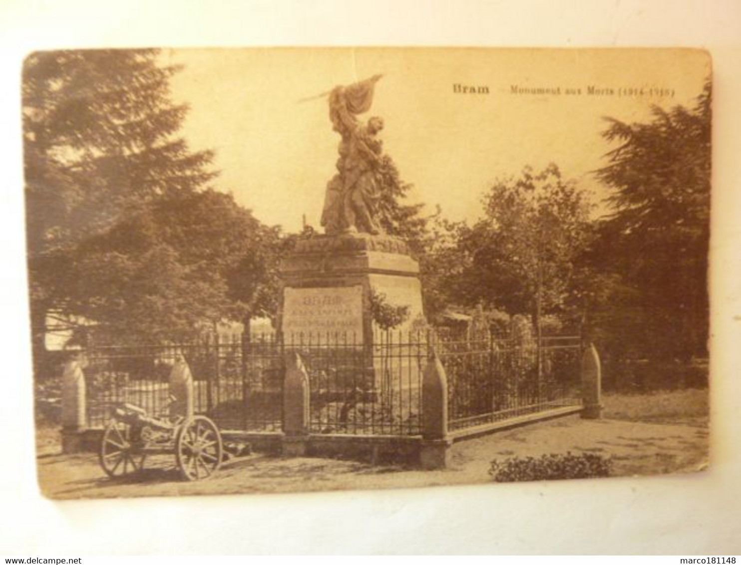 BRAM - Monument Aux Morts (1914-1918) - Bram