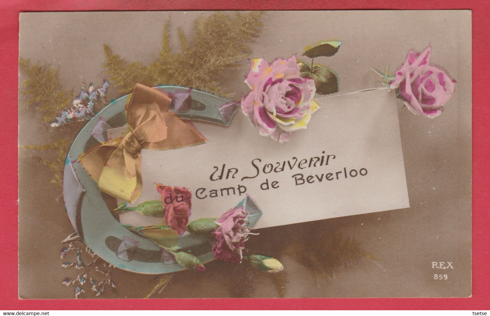 Kamp Van Berveloo / Camp De Beverloo ... Un Souvenir ... Jolie Fantaisie - 1920 ( Verso Zien ) - Leopoldsburg (Kamp Van Beverloo)