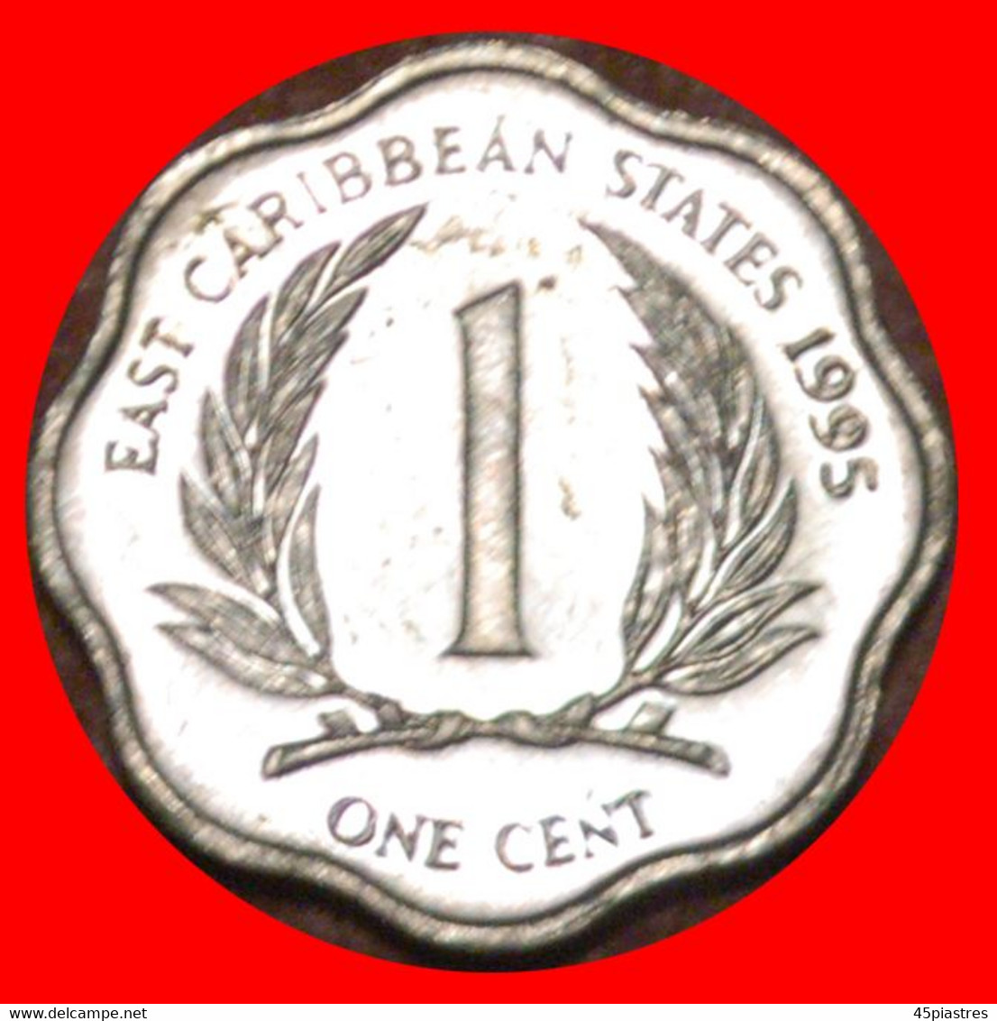 * GREAT BRITAIN (1981-2001): EAST CARIBBEAN STATES ★ 1 CENT 1995 SCALLOPED!★LOW START ★ NO RESERVE! - East Caribbean States