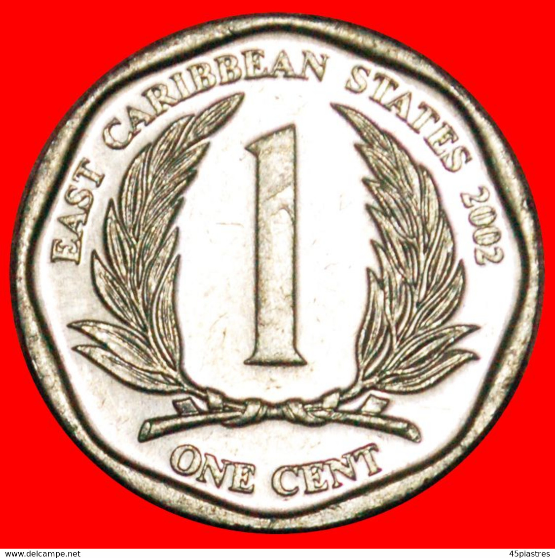 * ROUND (2002-2013): EAST CARIBBEAN STATES ★ 1 CENT 2002 DISCOVERY COIN! MINT LUSTRE!★LOW START ★ NO RESERVE! - Ostkaribischer Staaten