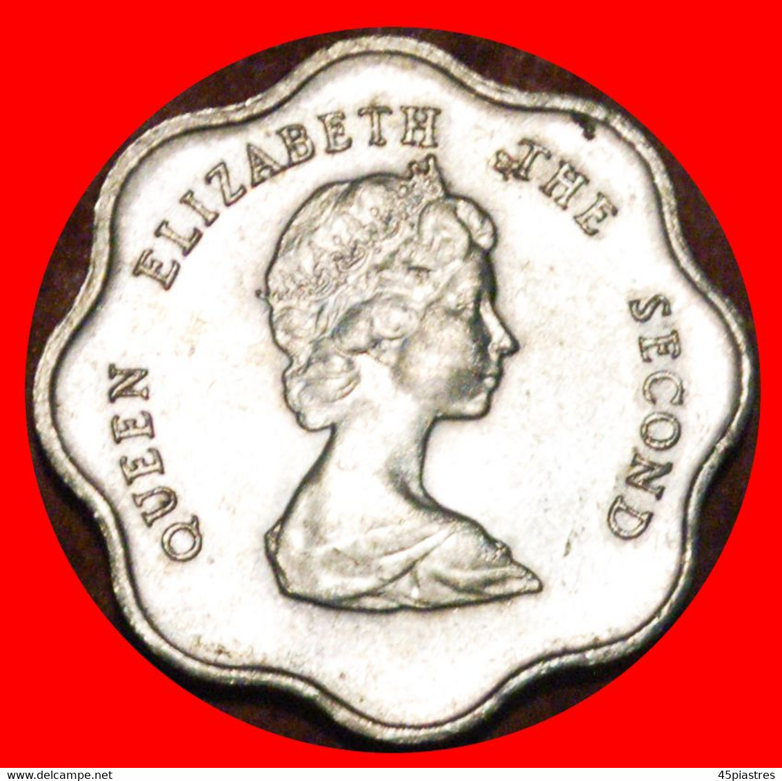 * GREAT BRITAIN (1981-2000): EAST CARIBBEAN STATES ★ 5 CENTS 1981 SCALLOPED MINT LUSTRE! ★LOW START ★ NO RESERVE! - Caraïbes Orientales (Etats Des)