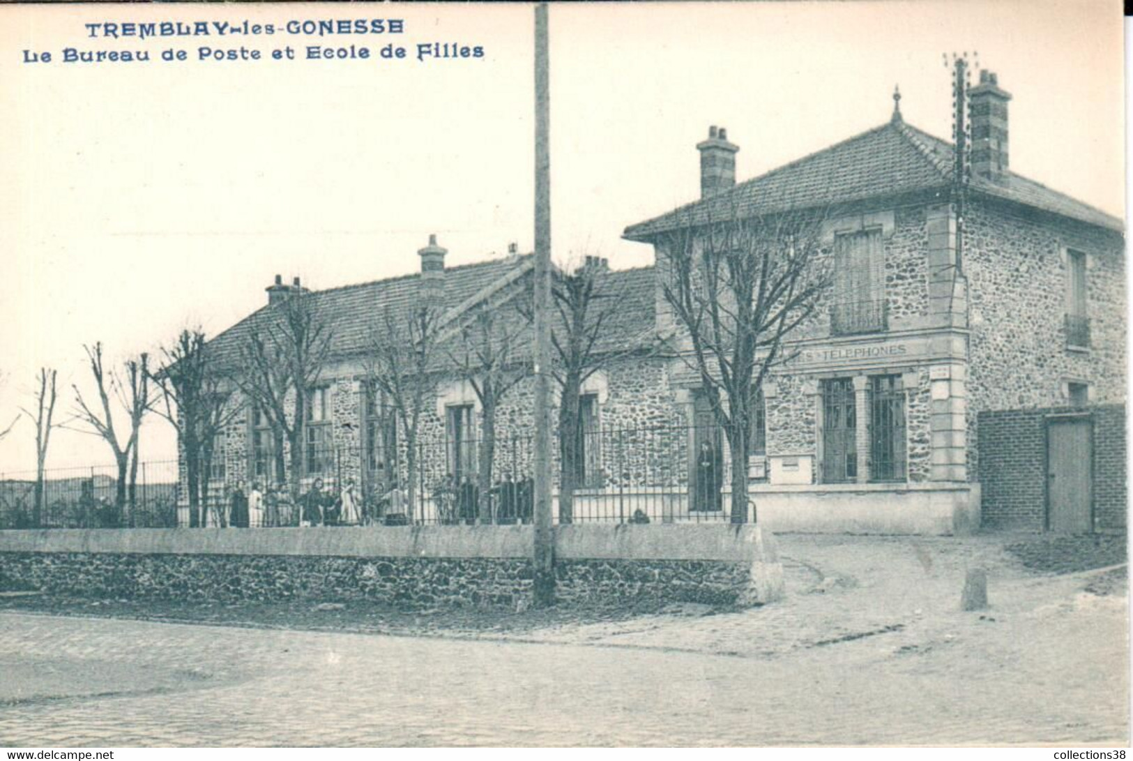 Tremblay-les-Gonesse - Le Bureau De Poste Et Ecole De Filles - Tremblay En France