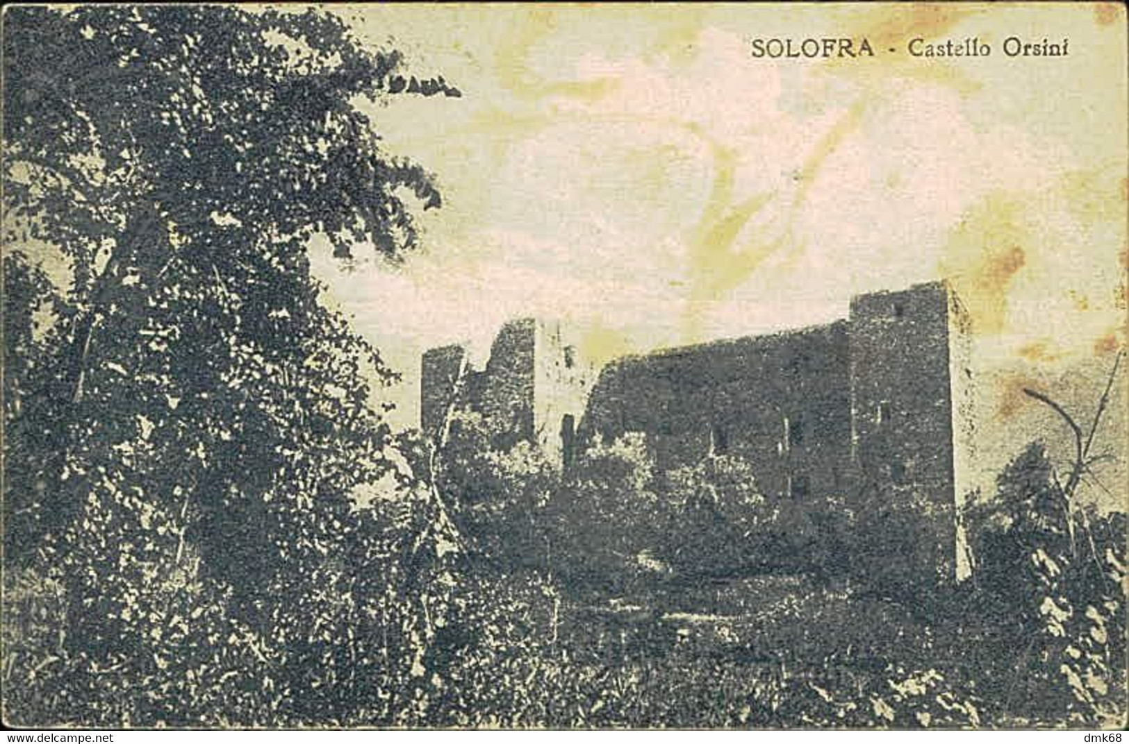 SOLOFRA ( AVELLINO ) CASTELLO ORSINI - EDIZ. SAMMARCO - SPEDITA 1924 (12703) - Avellino