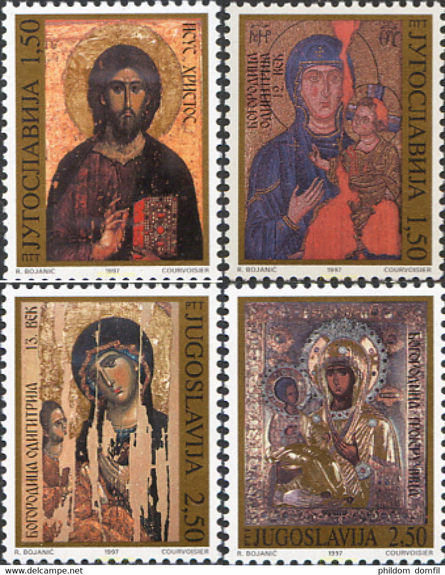 231788 MNH YUGOSLAVIA 1997 ICONOS - Used Stamps