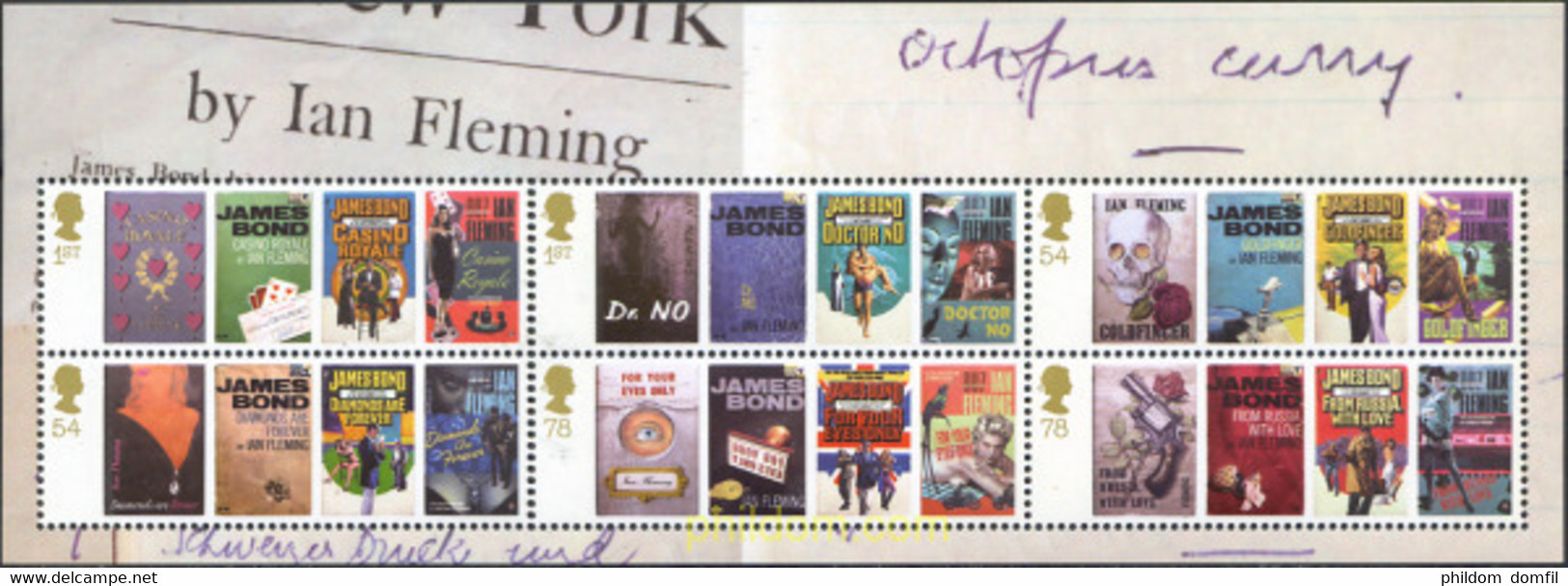 232141 MNH GRAN BRETAÑA 2009 CINE - JAMES BOND - Otros & Sin Clasificación