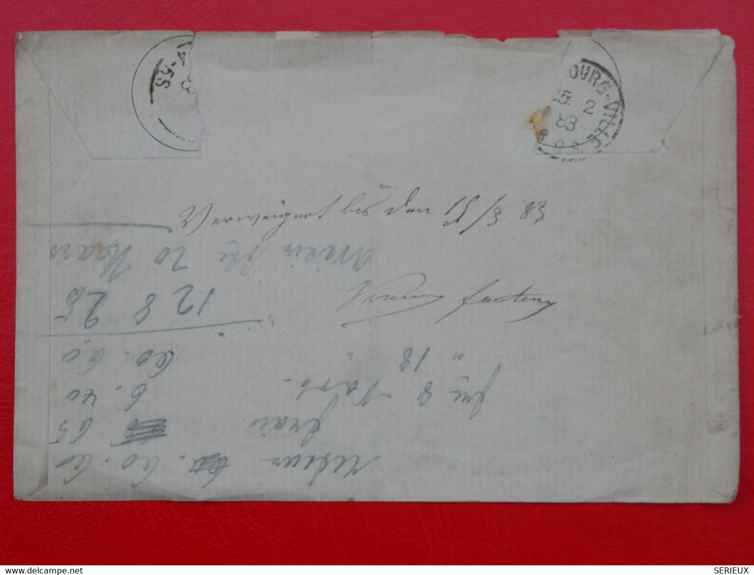 BI 9 LUXEMBOURG  BELLE  LETTRE  RECOM. ENTIER RR  1883 A  RABAT MAROC  +AFF. INTERESSANT - Ganzsachen