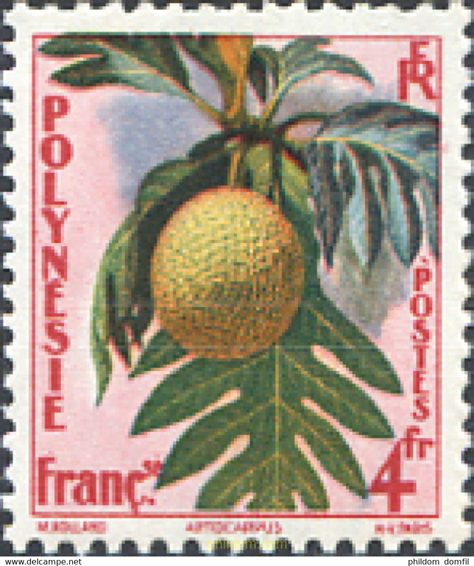 232618 MNH POLINESIA FRANCESA 1959 FRUTOS - Gebraucht