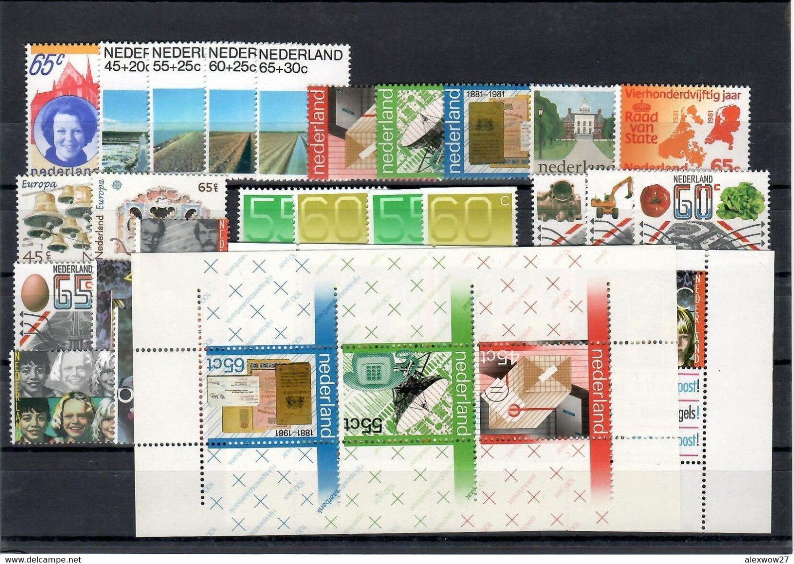 Olanda 1981 -- Annata Completa -- ** MNH  / VF - Full Years