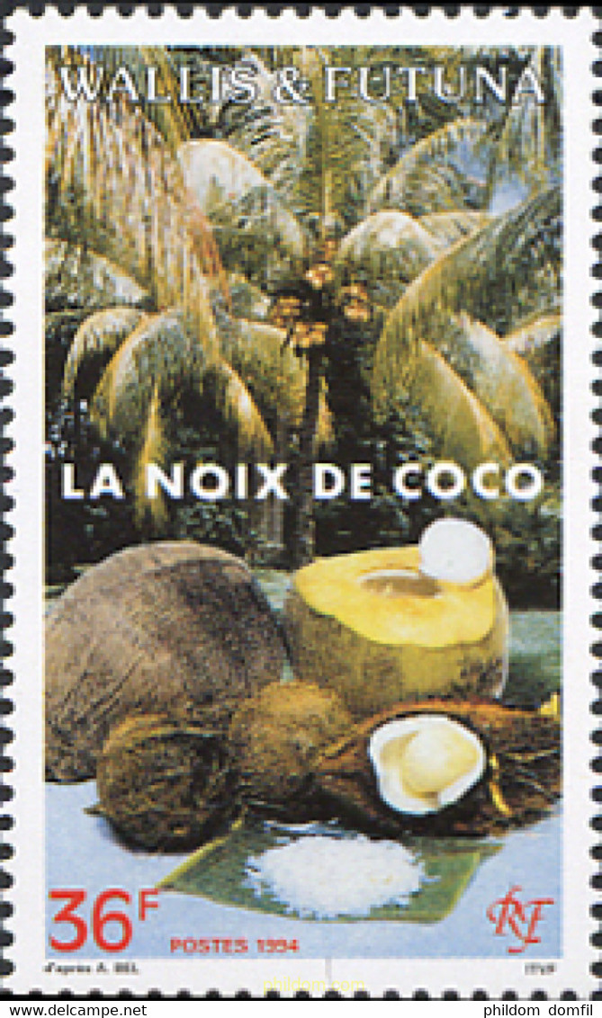 233360 MNH WALLIS Y FUTUNA 1994 FRUTOS - Oblitérés