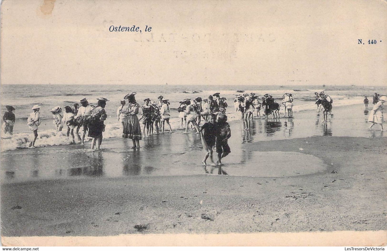 CPA - BELGIQUE - OOSTENDE - Sortie De Plage N°140 - Oostende