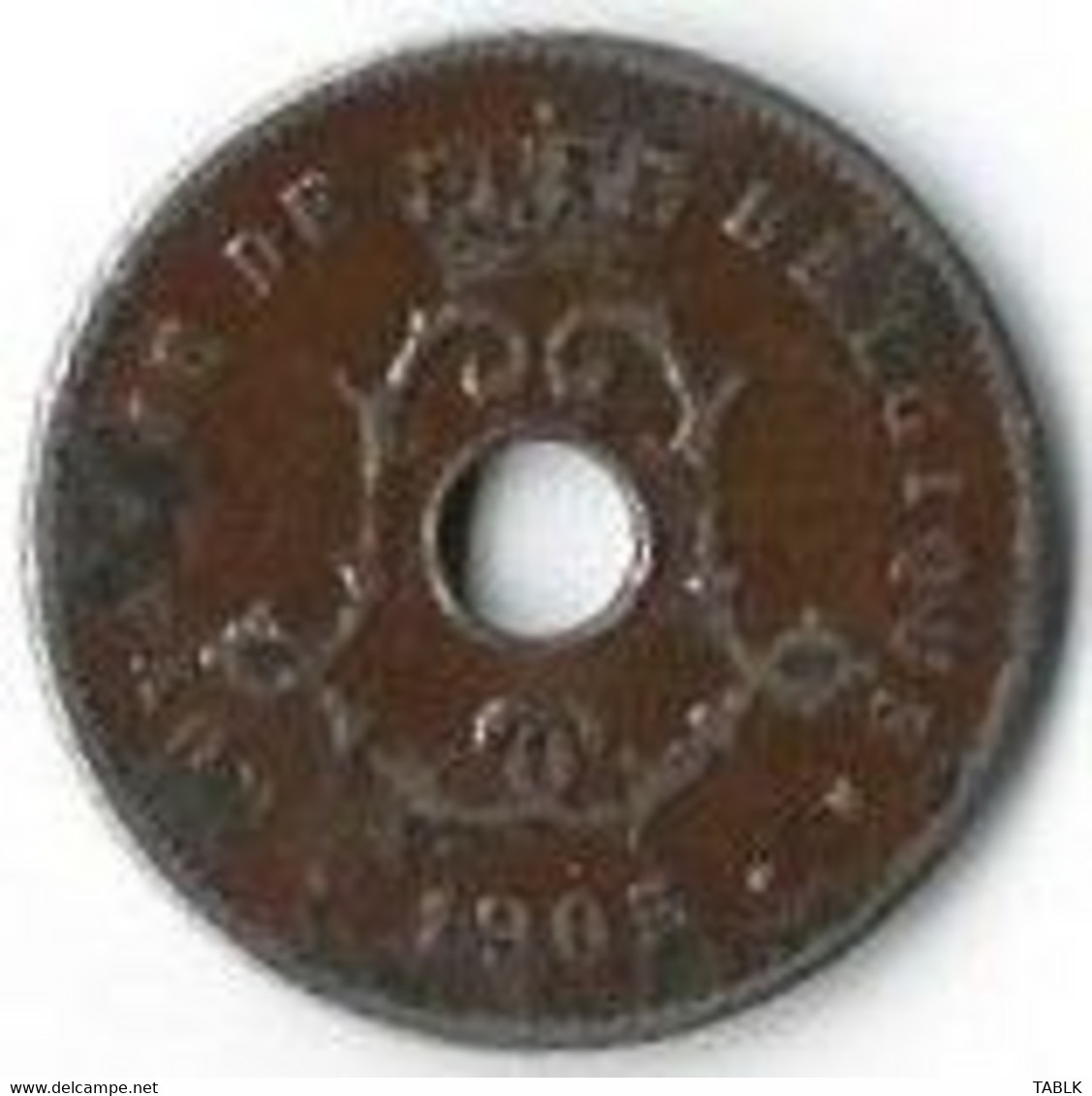 M992 - BELGIË - BELGIUM - 5 CENTIMES 1905 - FRANS - 5 Cent