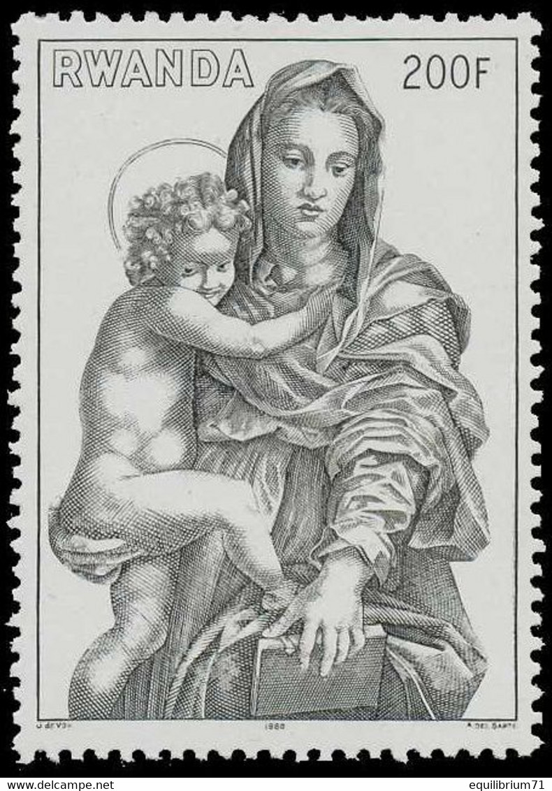 1011**(BL90) - La Vierge Des Harpies/De Maagd Van De Harpijen - Peinture/Schilderij - Noël/Kerstmis - Andrea Del Sarto - Gemälde
