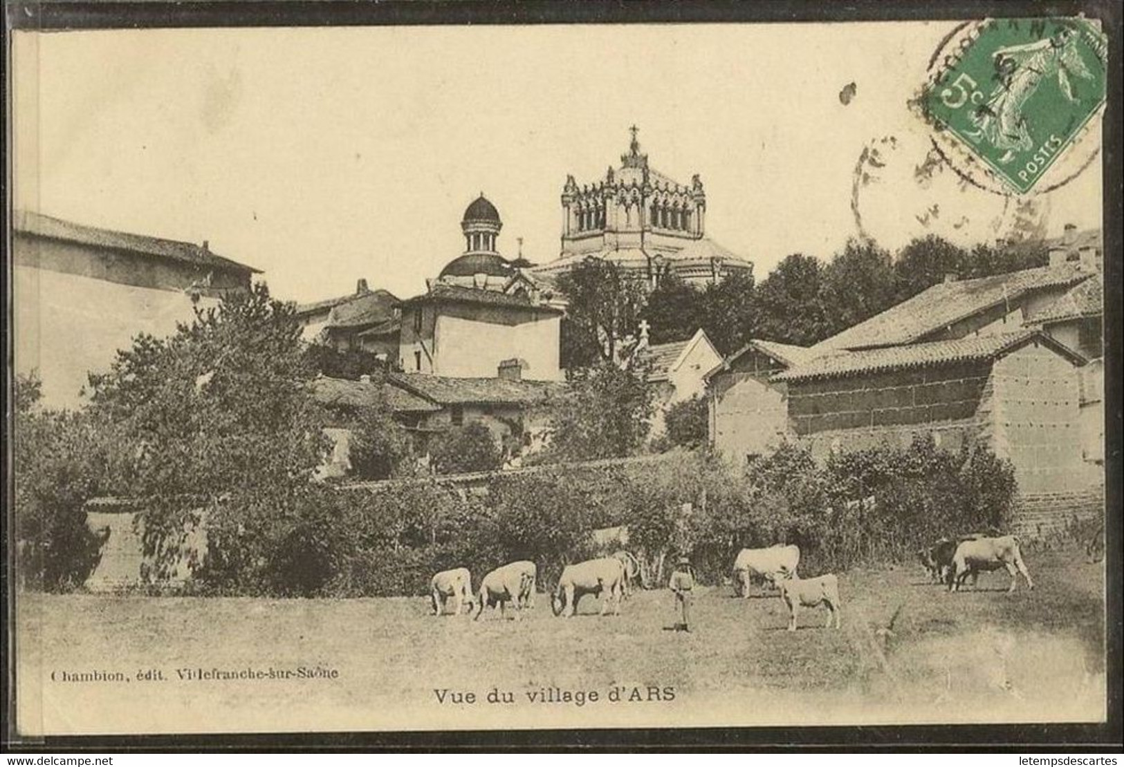 CPA 01 - Ars-sur-Formans, Vue Du Village - Ars-sur-Formans