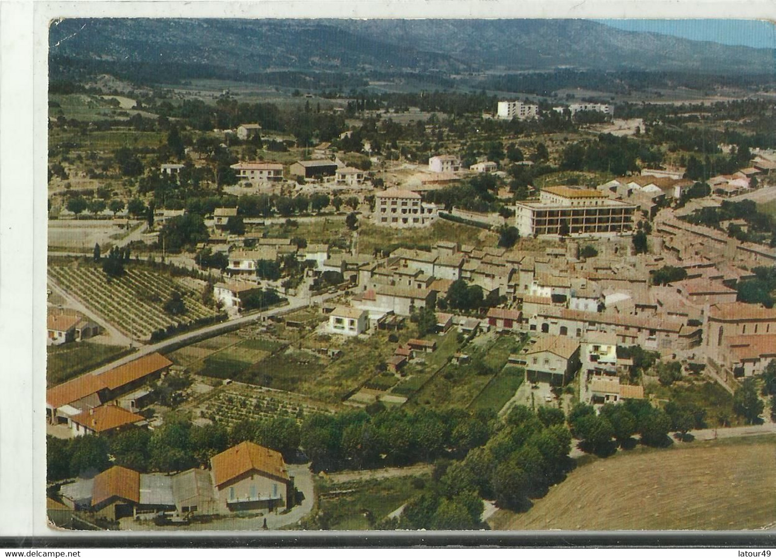 ROUSSET  VUE GENERALE AERIENNE - Rousset