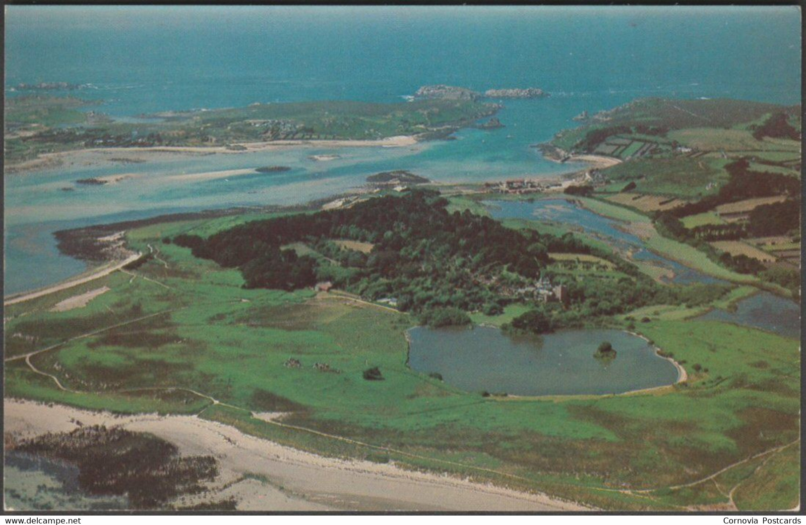 Tresco, Scilly, With Its Abbey And Freshwater Pools, C.1970 - FE Gibson Postcard - Scilly Isles
