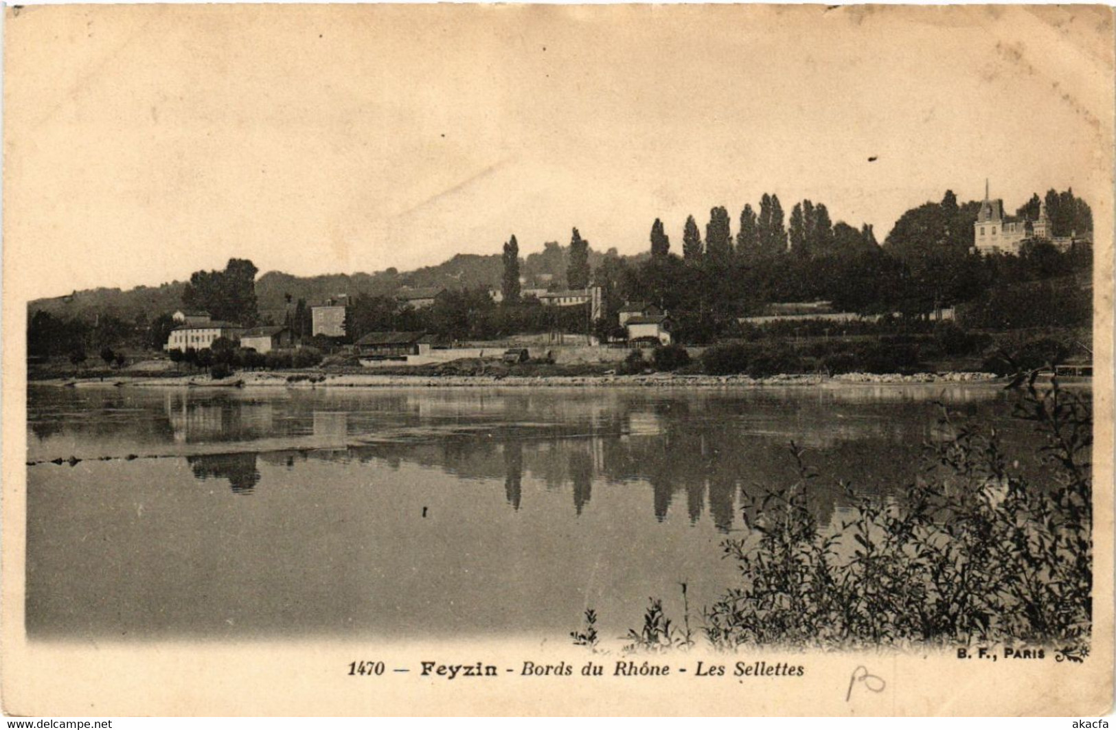 CPA FEYZIN Bords Du Rhone Les Sellettes (462612) - Feyzin