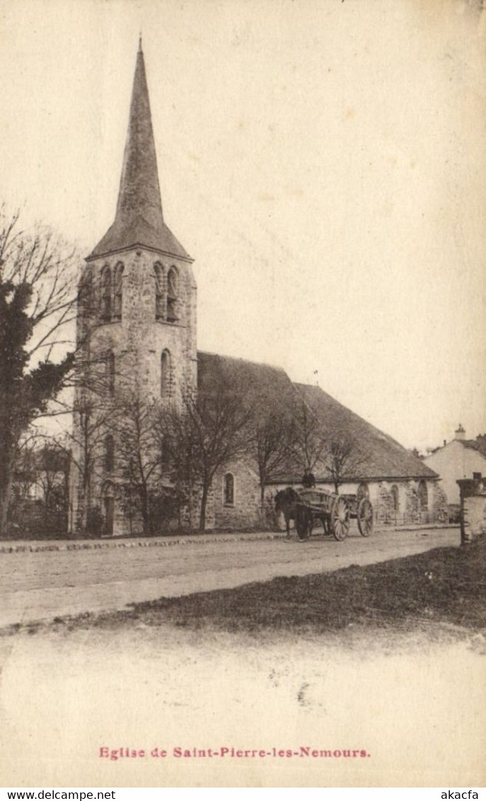 CPA Église De St-PIERRE-les-NEMOURS (171071) - Saint Pierre Les Nemours