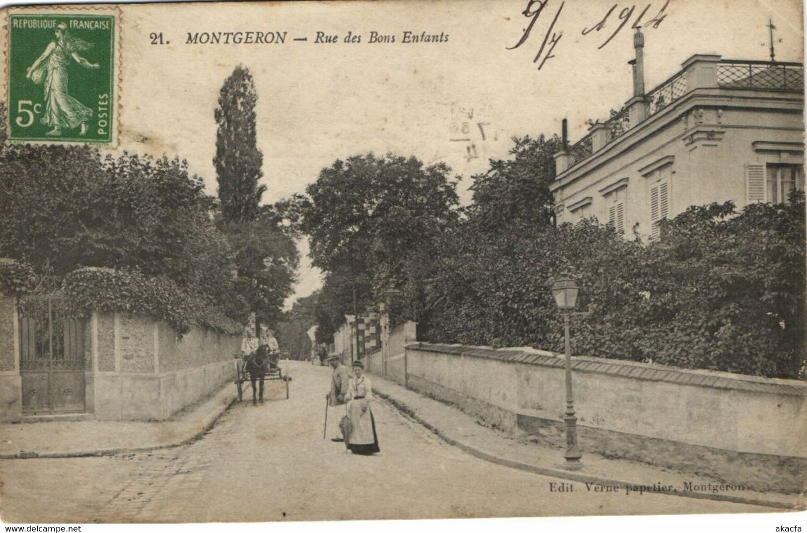 CPA MONTGERON-Rue Des Bons Enfants (180361) - Montgeron