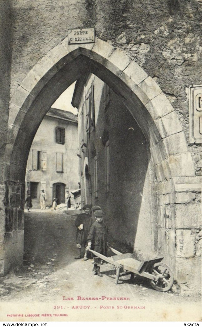 CPA Les Basses-Pyrenées ARUDY - Porte St-GERMAIN (171690) - Arudy