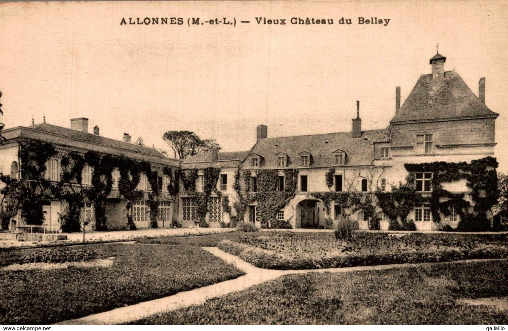 ALLONNES VIEUX CHATEAU DU BELLAY - Allonnes