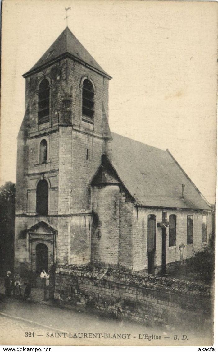 CPA St-Laurent-Blancy - L'Église (172629) - Saint Laurent Blangy