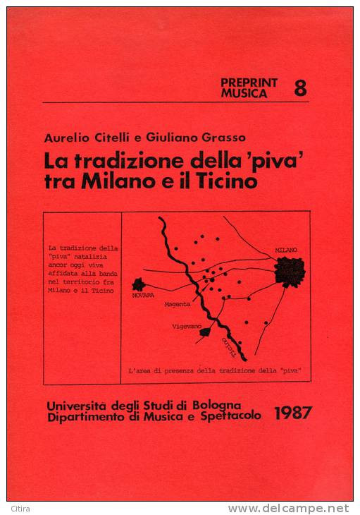 Aurelio Citelli, Giuliano Grasso - La Tradizione Della "piva" Tra Milano E Il Ticino Preprint DAMS - Cinema Y Música