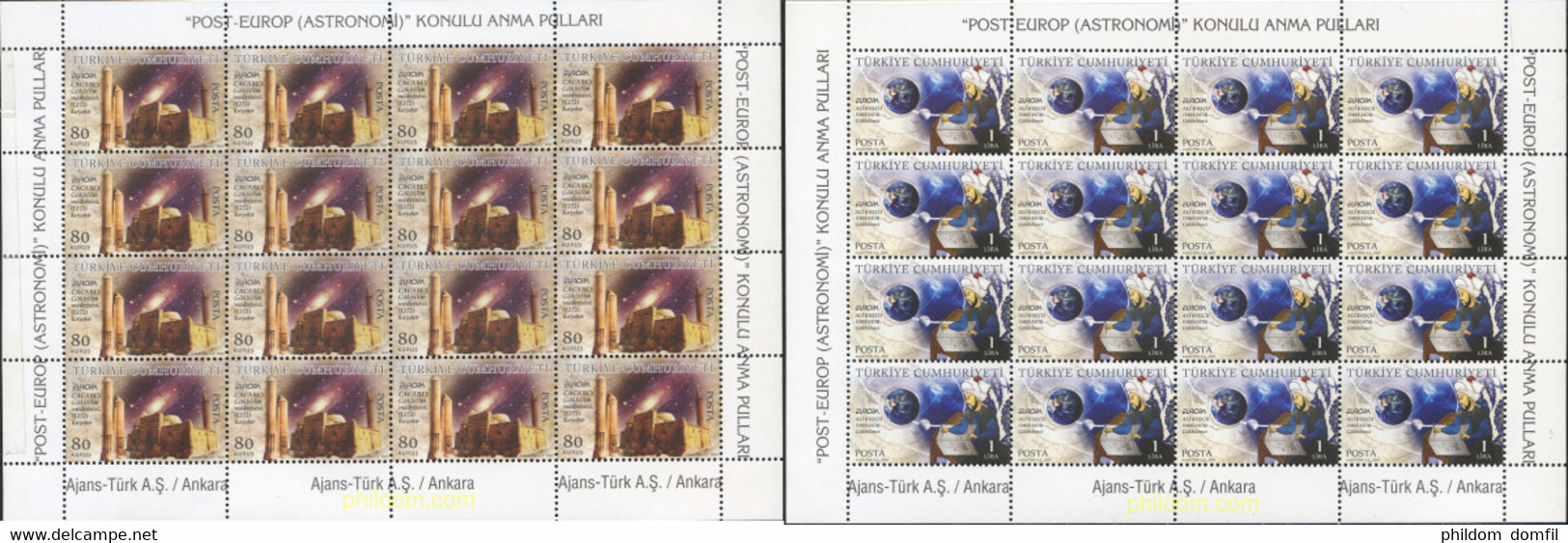 239515 MNH TURQUIA 2009 EUROPA CEPT 2009 - ASTRONOMIA - Collections, Lots & Séries