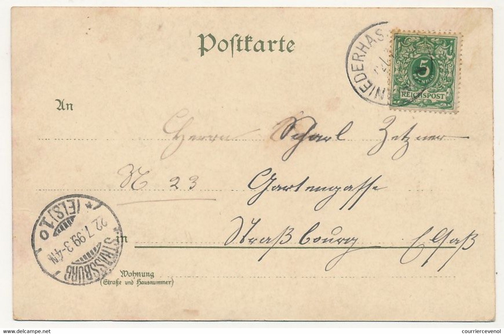 CPA - OBERHASLACH Beim Nideck - (Bas Rhin) - Gruss Aus Oberhaslach - 1899 - Litho - Sonstige & Ohne Zuordnung