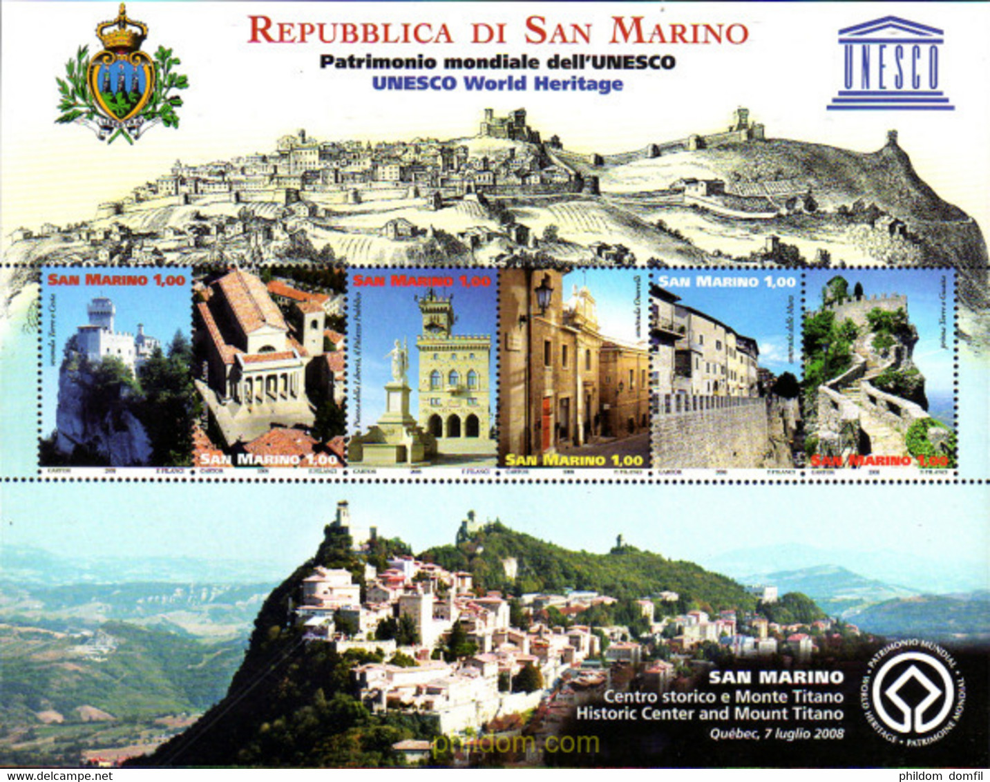 240349 MNH SAN MARINO 2008 - Oblitérés