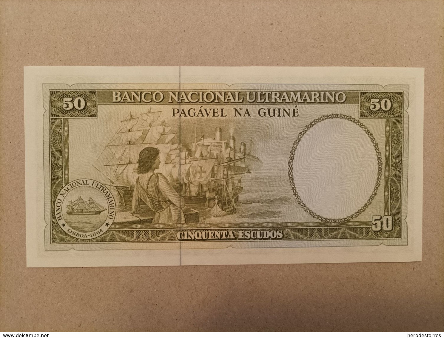 Billete De Portugal (Guinea) 50 Escudos Año 1971, UNCIRCULATED - Portugal
