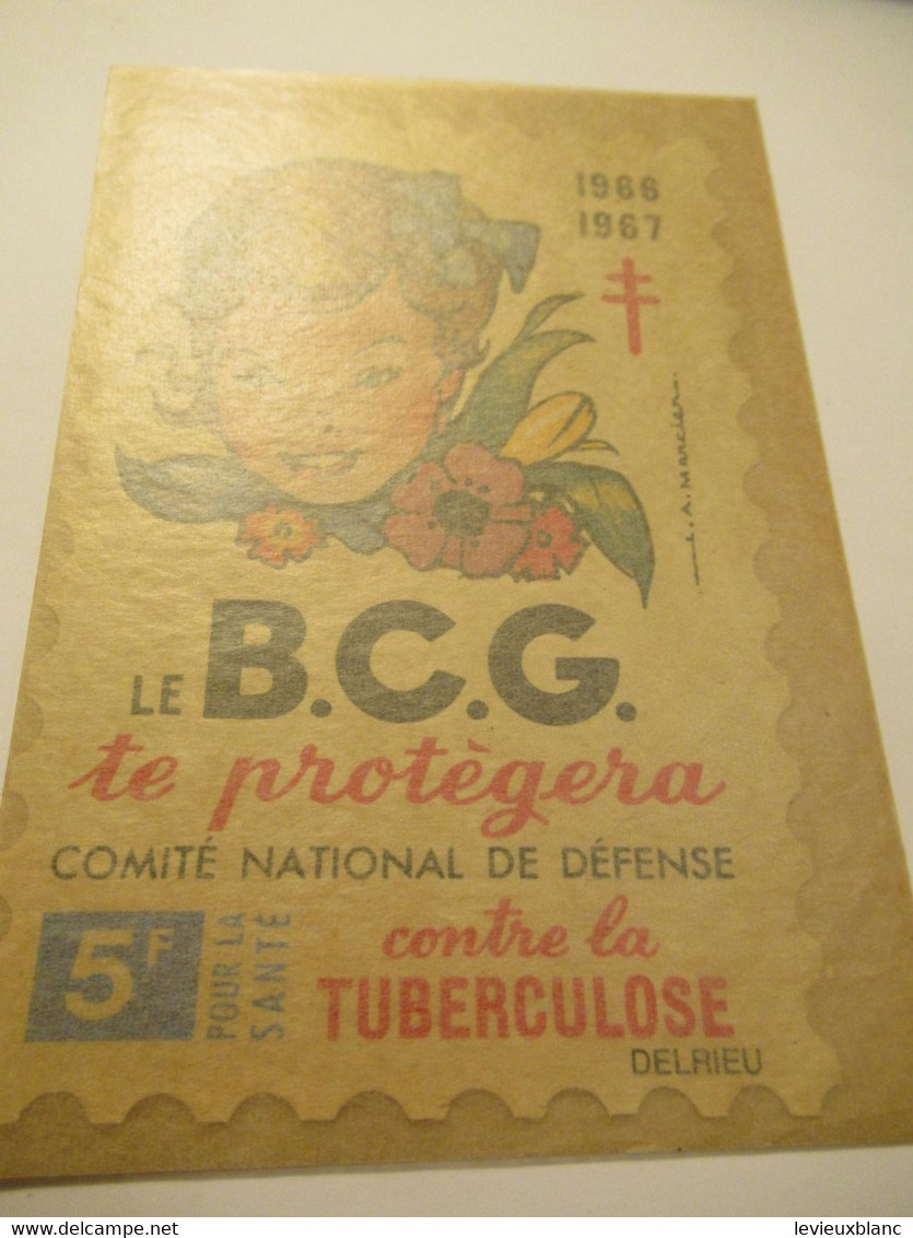 Timbre De Soutien Anti-tuberculeux/Comité National De Défense Contre La Tuberculose/5 Francs/Enfant/1966-67 TIBANTI8 - Ziekte