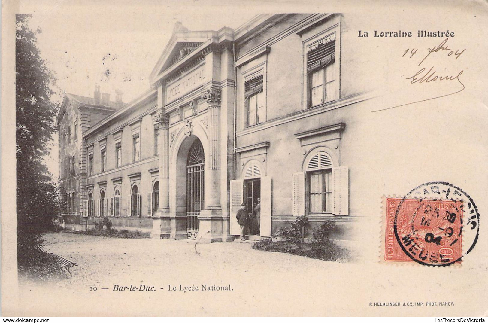 CPA - FRANCE - 55 - BAR LE DUC - Le Lycée National - LA Lorraine Illustrée - Bar Le Duc