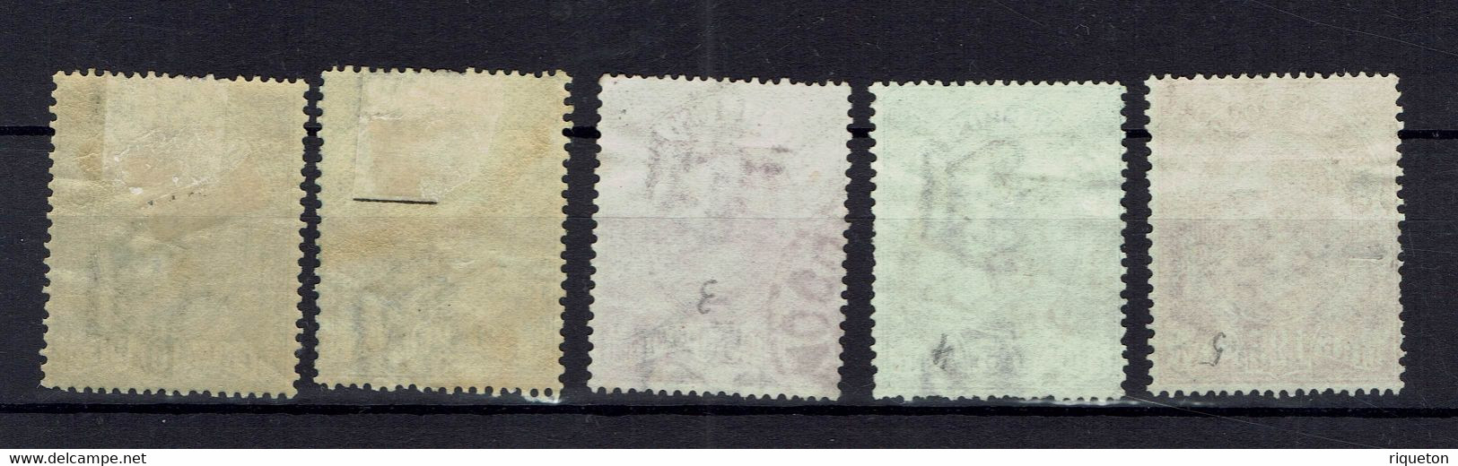 Italie. 1884-86. Timbres Pour Colis Postaux N° 1 à 5. Cote : 162.50 Euros - Paquetes Postales