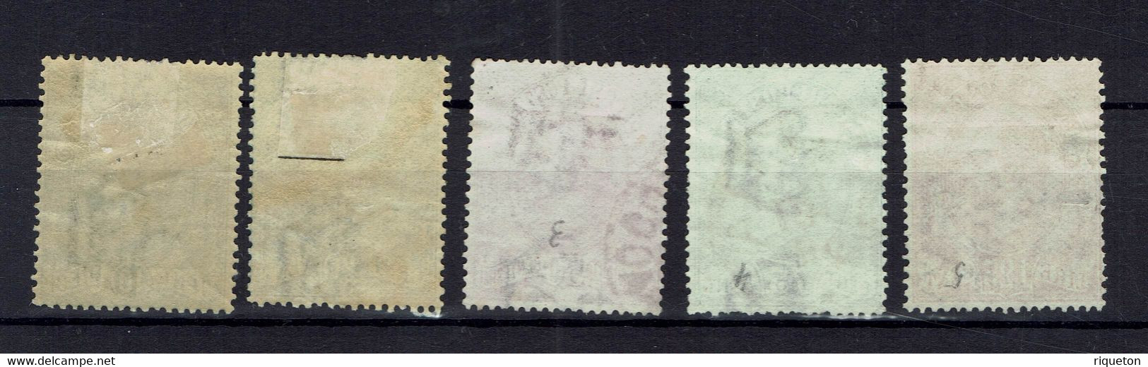 Italie. 1884-86. Timbres Pour Colis Postaux N° 1 à 5. Cote : 162.50 Euros - Colis-postaux